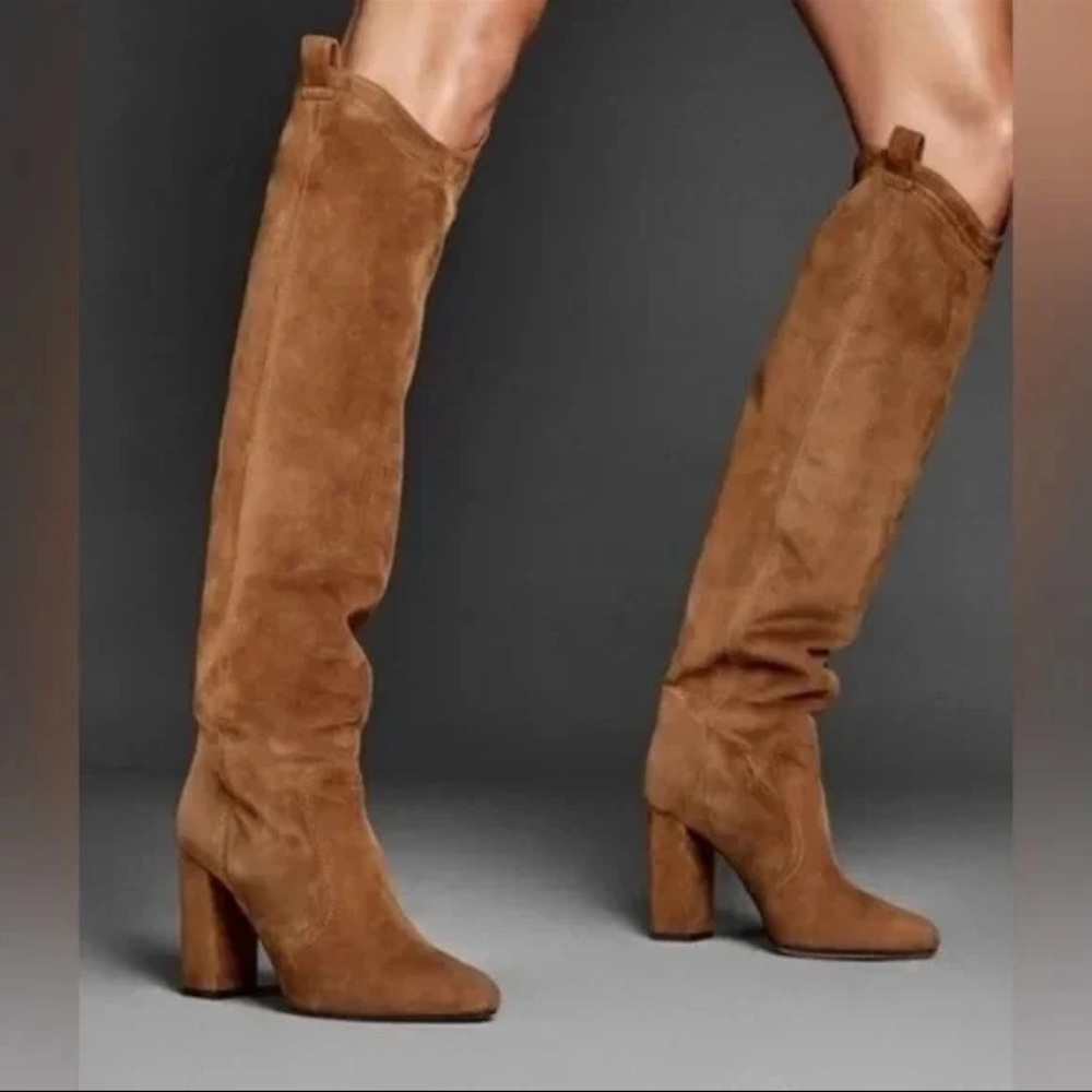 Tamara Mellon Brown Over the Knee Bronco Boots